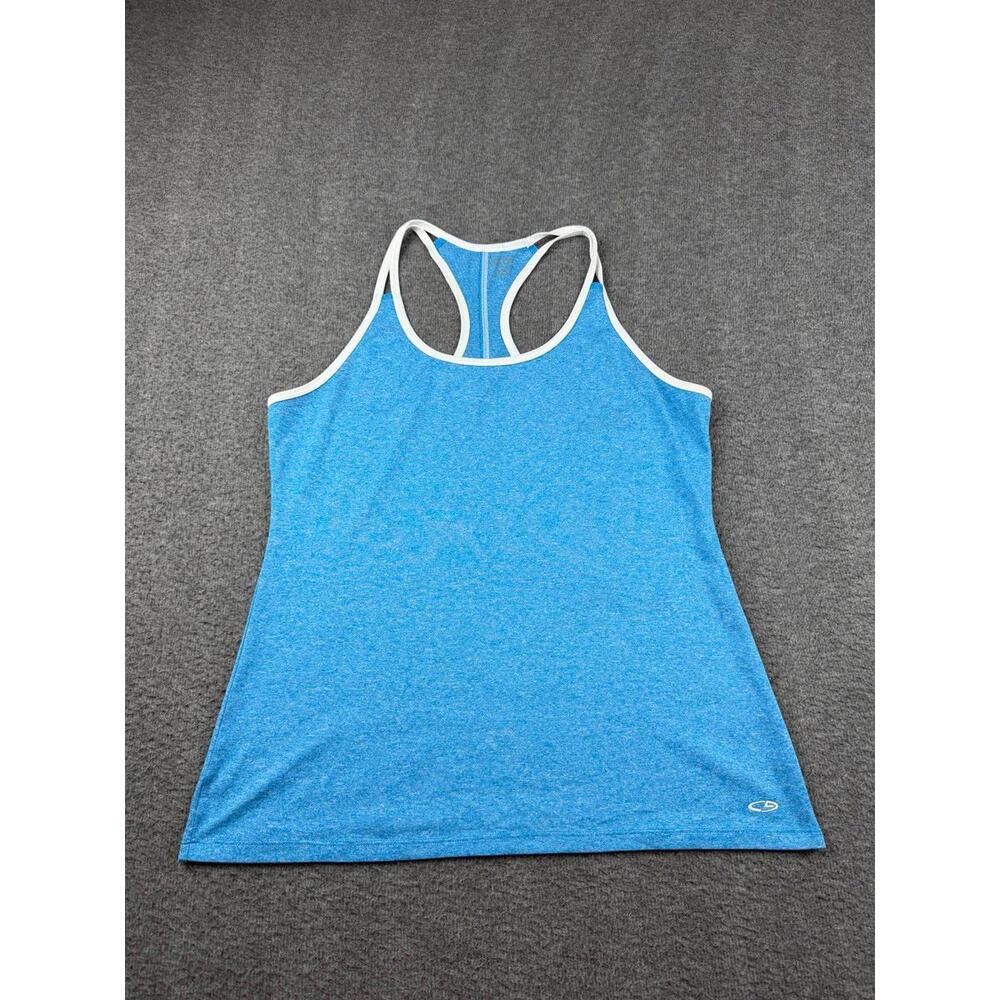Champion Women's Blue Racerback Athletic Tank Top Size Medium